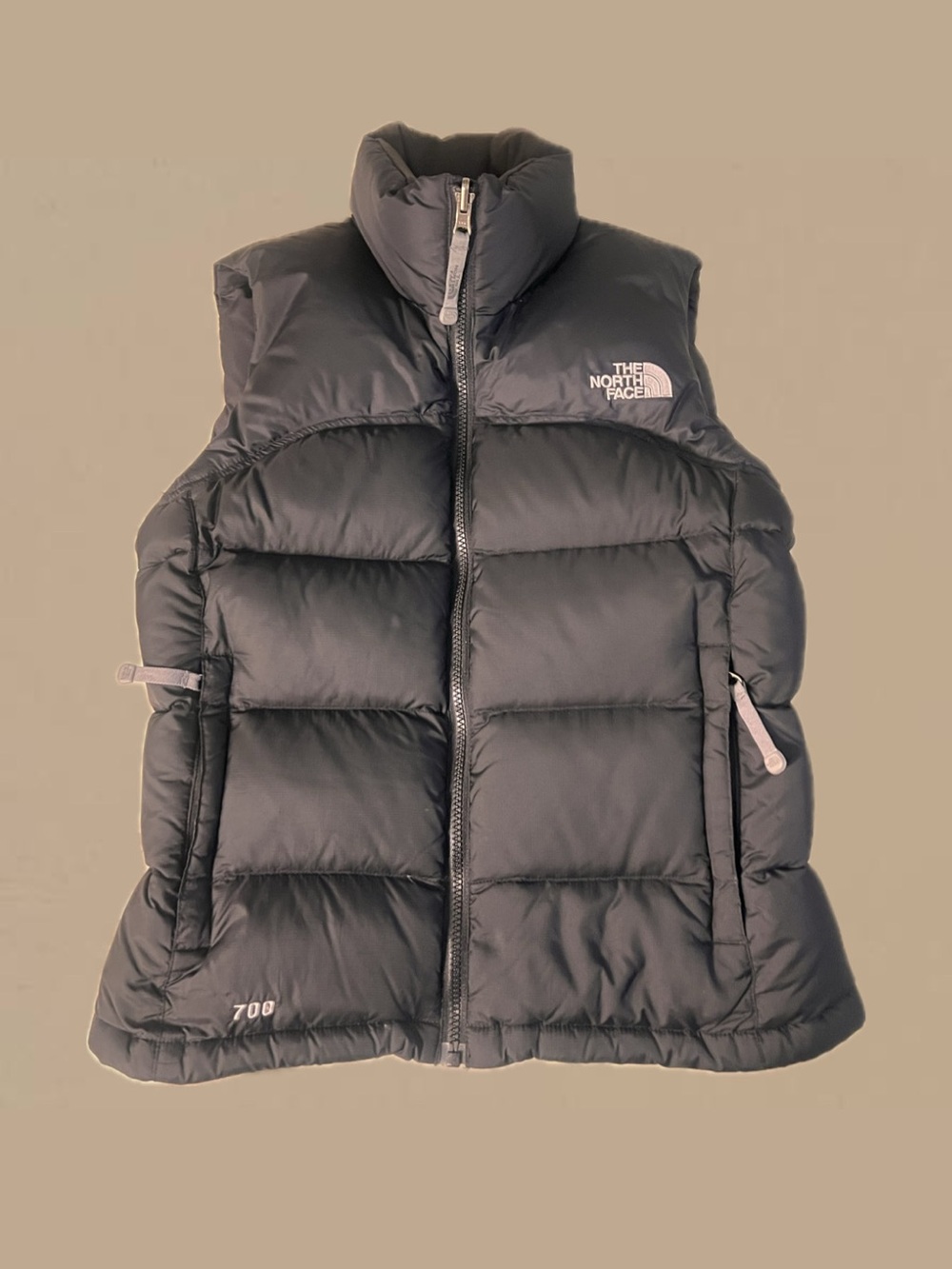 The North Face Black 700 Down Puffer Vest